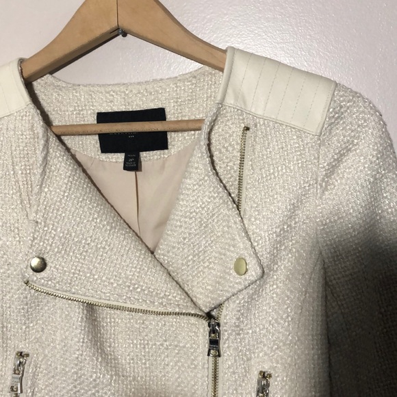 Banana Republic Jackets & Blazers - BANANA REPUBLIC Moto Boucle/Tweed Jacket Petite 2